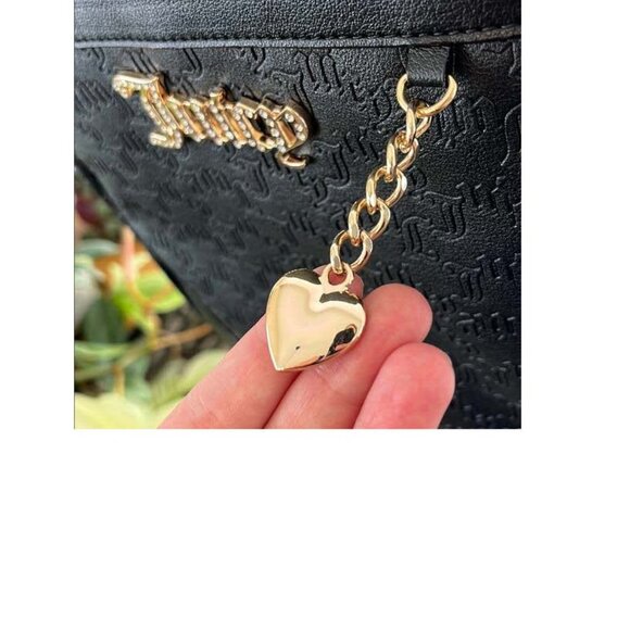 **NWT** Juicy Couture Black Backpack with Gold Logo main image 4